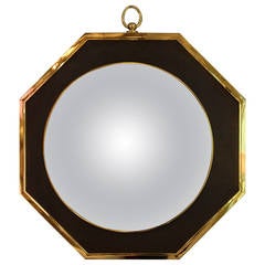 Oval Wall Mirror in the Style of Maison Jansen, circa 1970, France 6