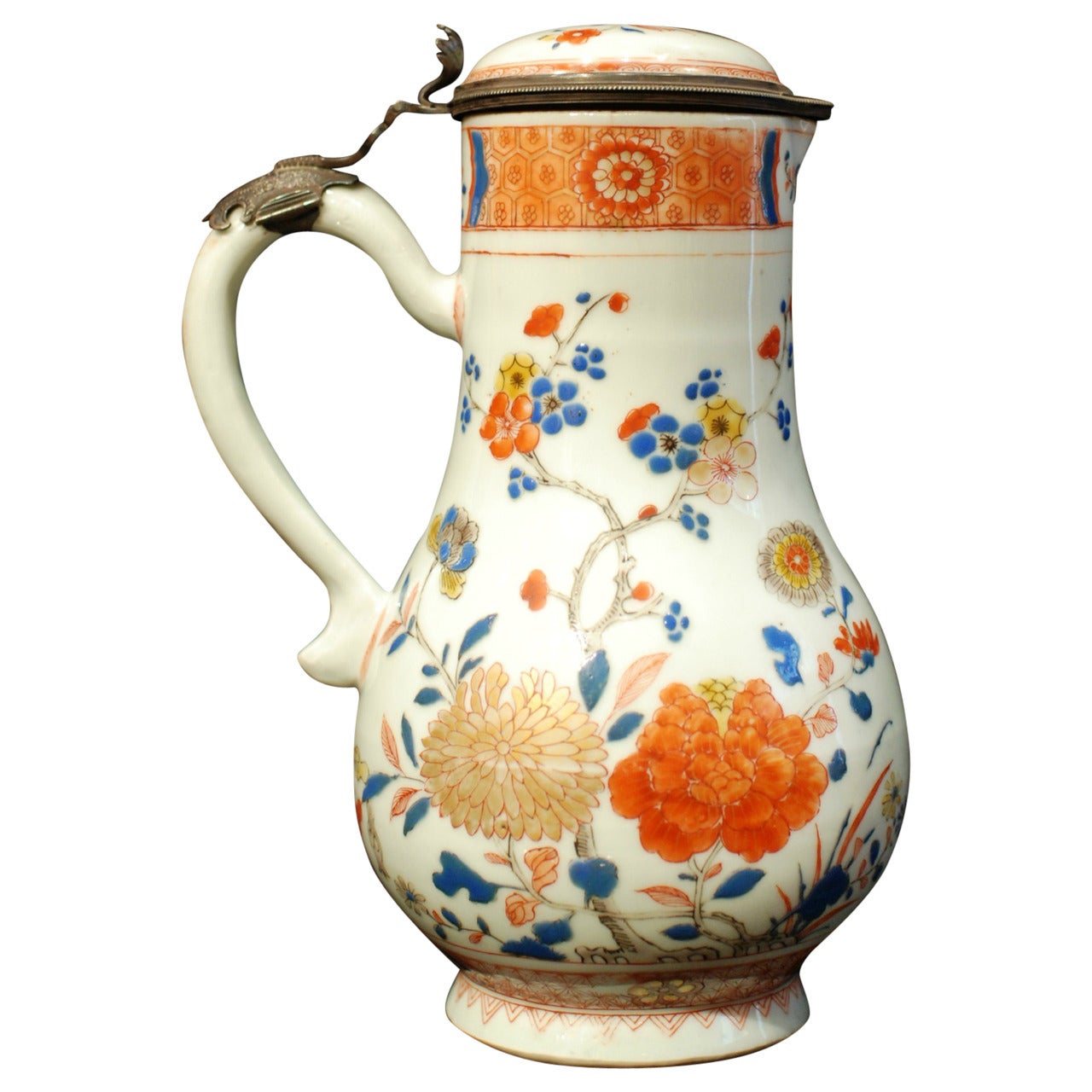 Porcelain Coffee Pot from the 18th Century East India Company