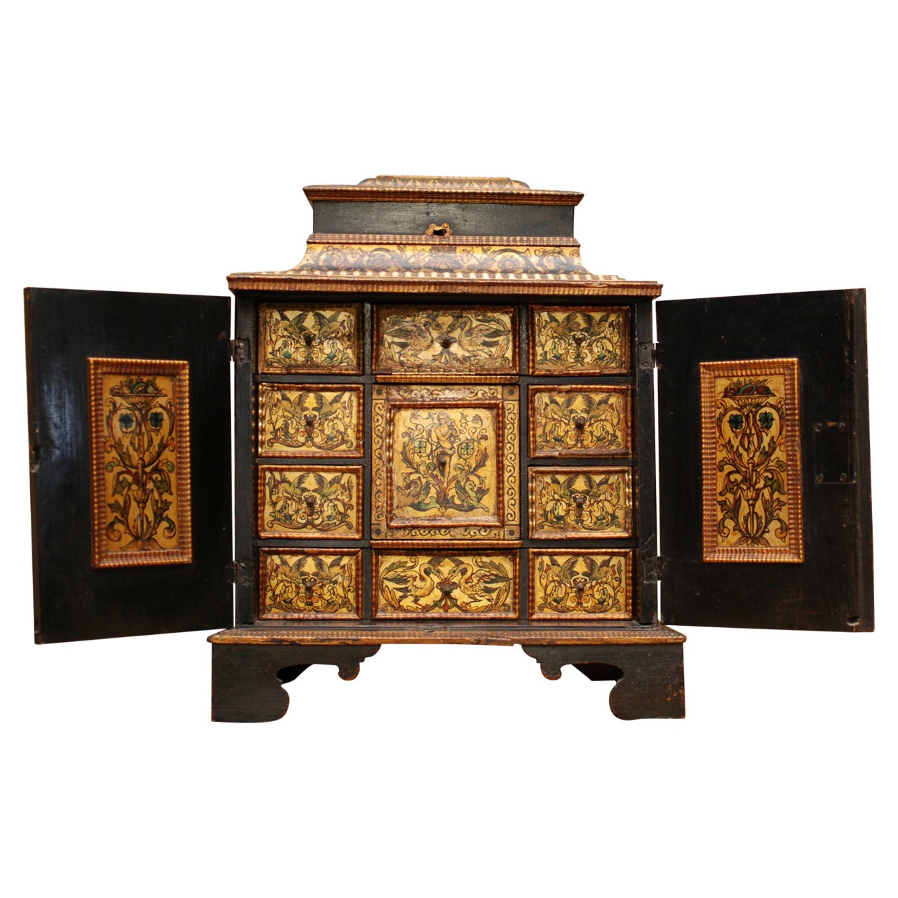 Small Italian 17th Century Cabinet For Sale
