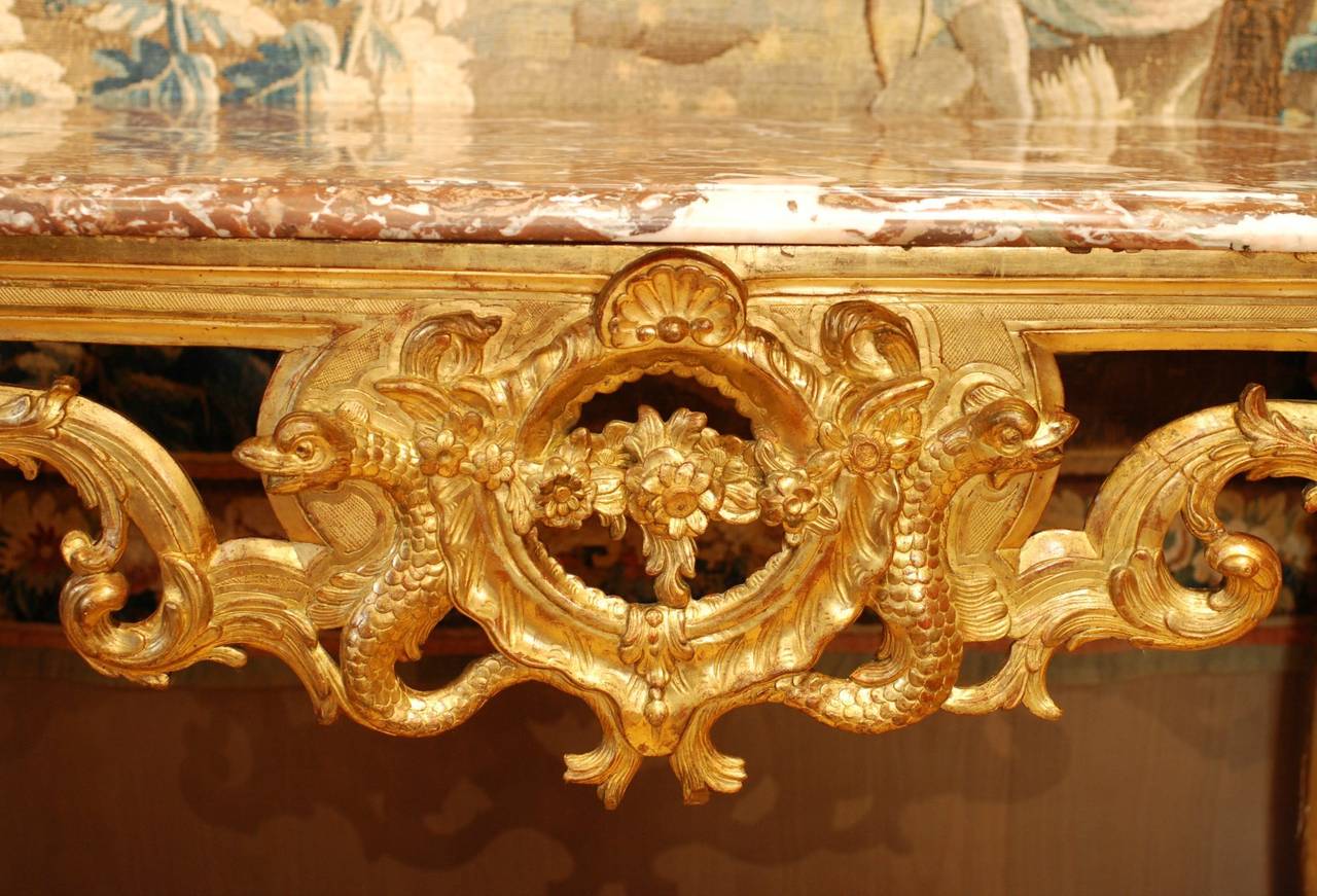 Louis XIV French Regence Console Table