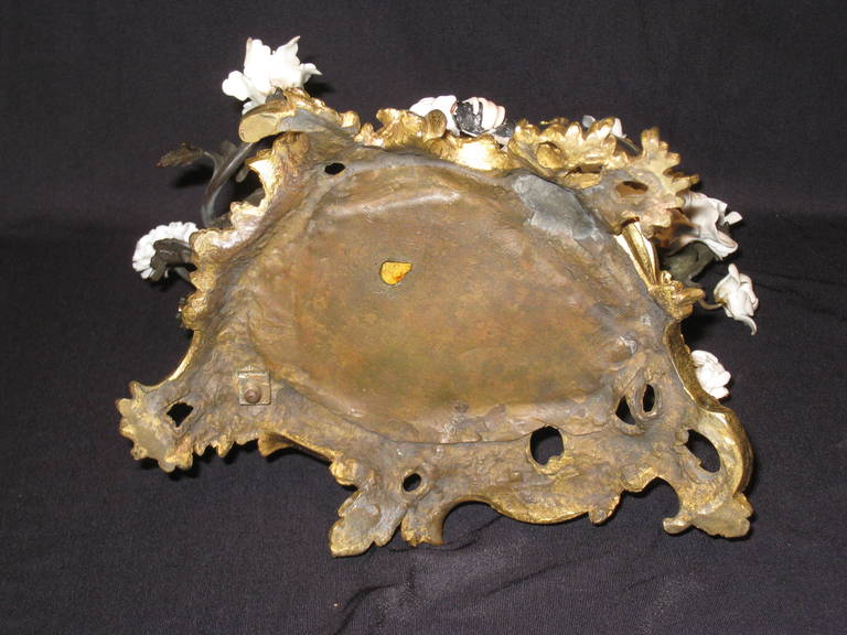 Louis XV Meissen Ormolu-Mounted Clock For Sale 3