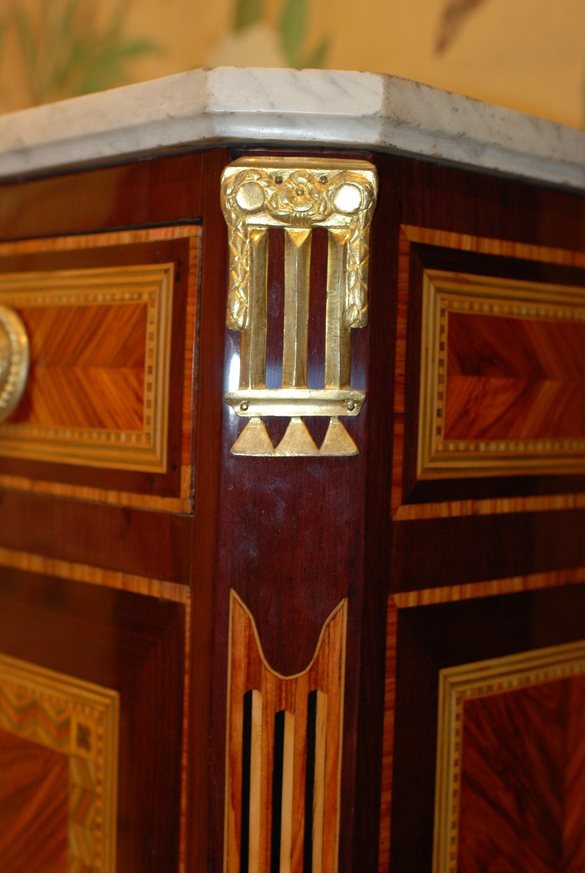 French Tulipwood Amaranth and Marquetry Louis XVI Secretaire À Abattant For Sale 3