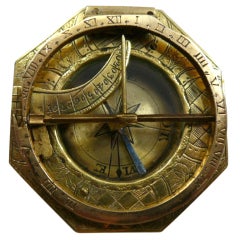 Antique Equinoxial Pocket Sundial