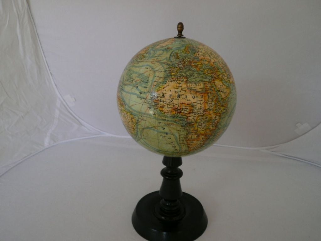 Plaster Terrestrial Globe  