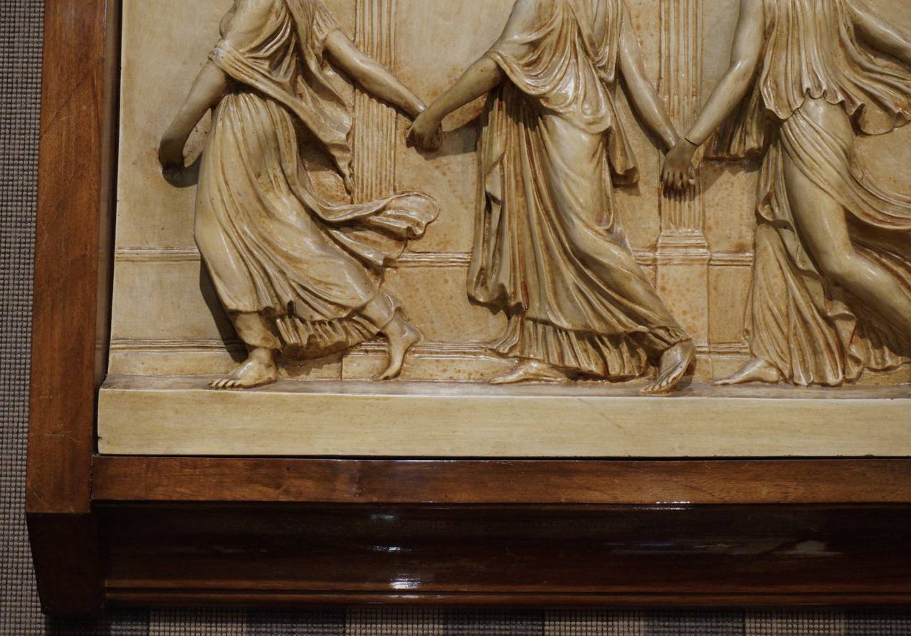 Neoclassical Neo Classical High-Relief Frieze For Sale