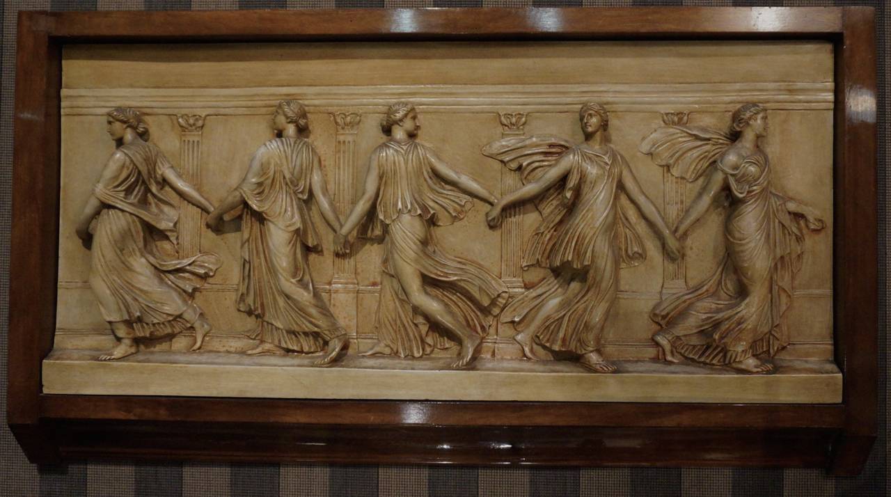 Molded Neo Classical High-Relief Frieze For Sale