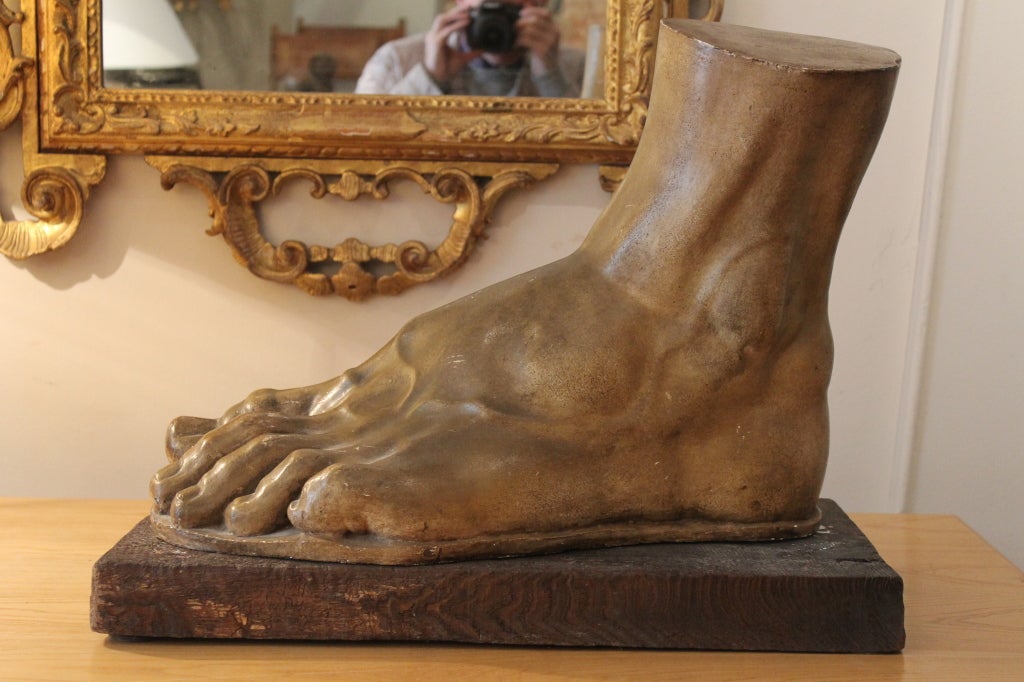 Italian 1940s Foot in Plaster