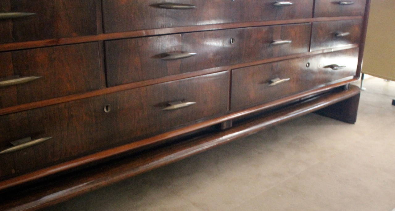 Mid-20th Century Mid-Century Italian Rosewood Dresser For Sale