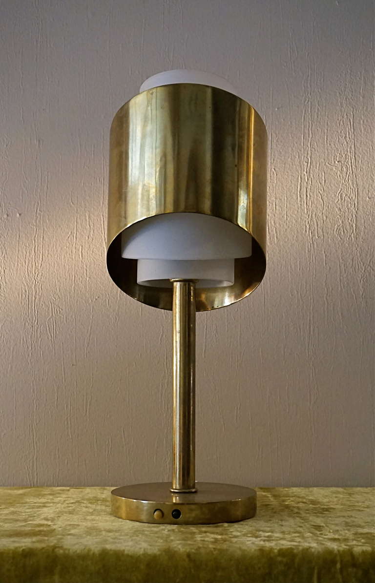 Art Deco 20th c. Modernist Table Lamp. Jean Perzel Atelier. For Sale
