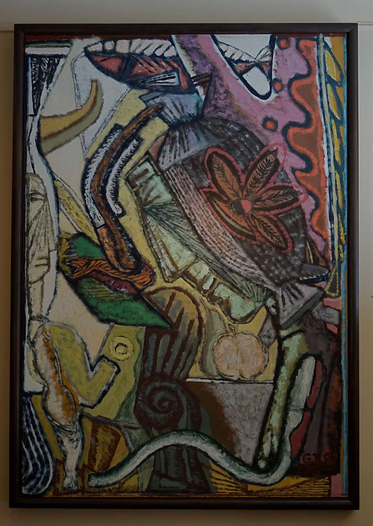 20th Century Painting by Gérard Drouillet For Sale 4