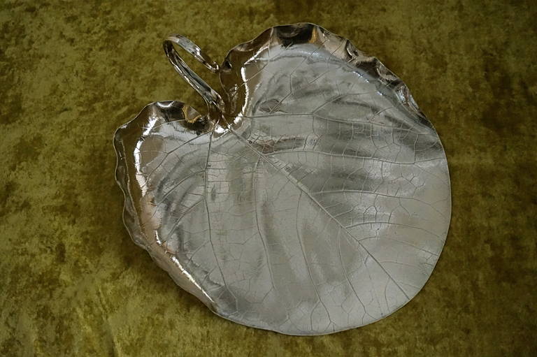 Water Lily Leaf, Galvanoplasty, Chistofle Paris