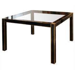 Beautiful Square Table With 4 Chairs Brass