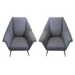 Pair of Italian Chairs from the 1950s