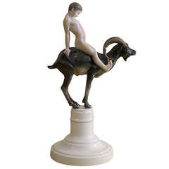 Ferdinand Liebermann, Rosenthal Porcelain Figure "Capriccio, " 1910