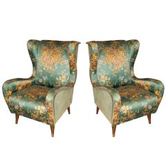 Pair Of Italian Armchairs from the 1950s