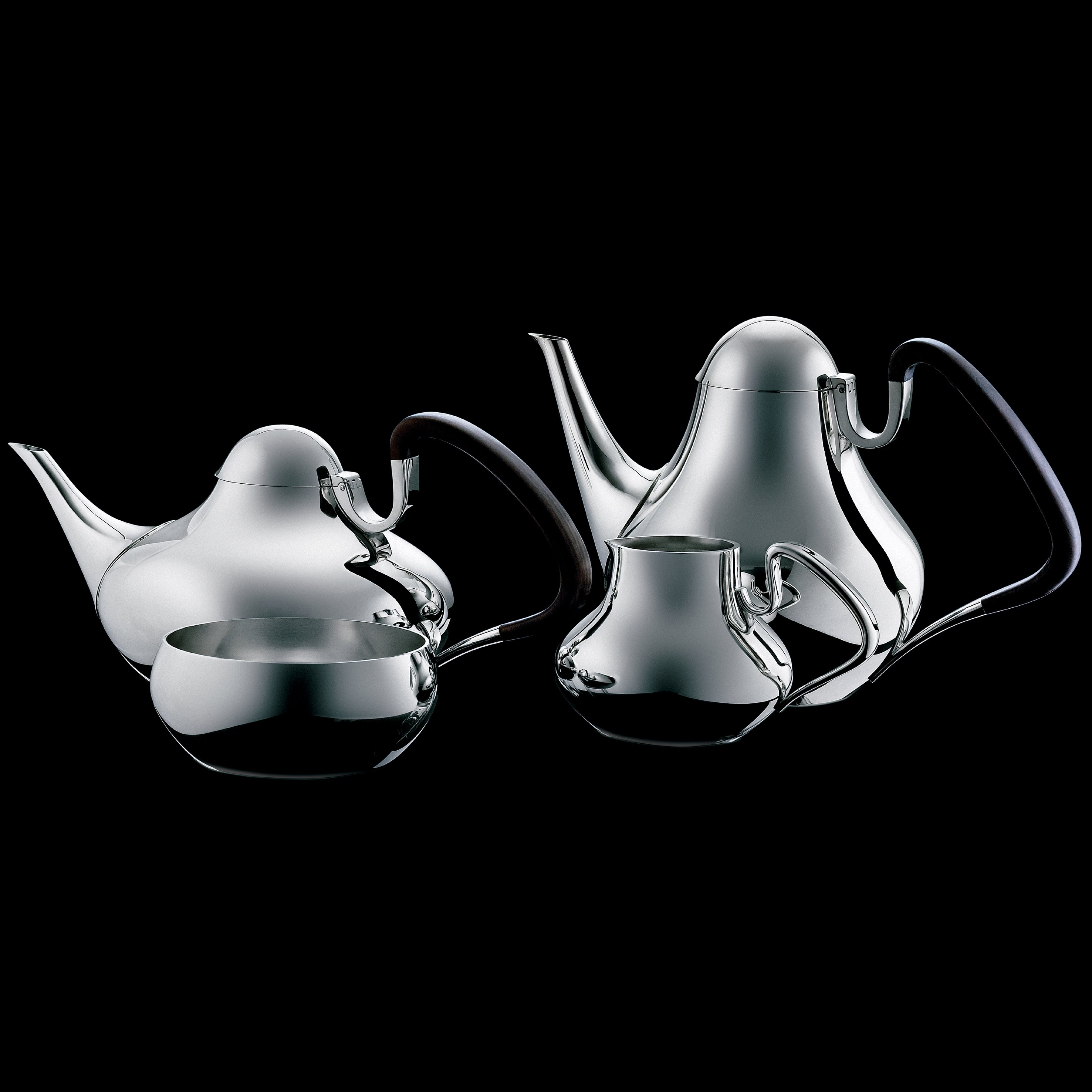 Modern Georg Jensen Henning Koppel 4 Piece Tea Service