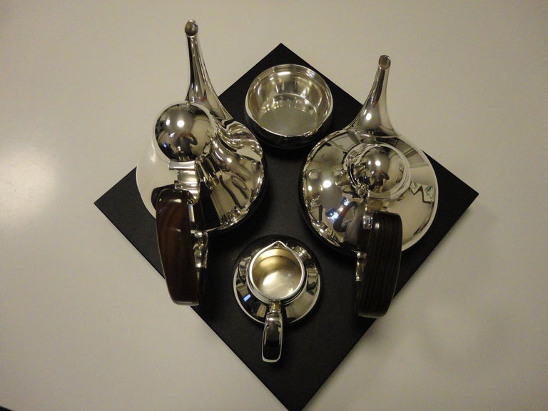 Modern Georg Jensen Henning Koppel 4 Piece Tea Service 3