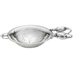 Georg Jensen Blossom Sterling Tea Strainer