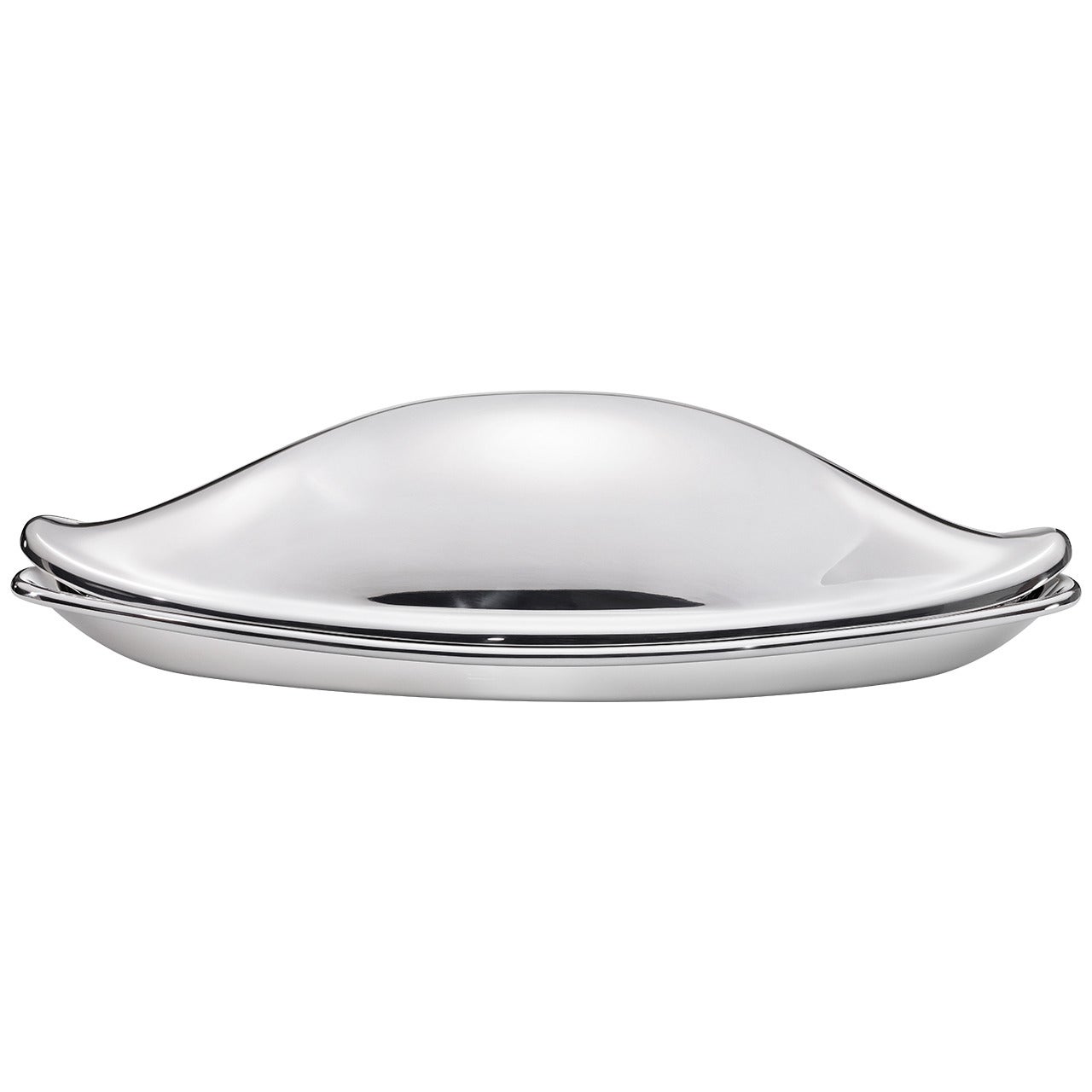 Monumental Georg Jensen Fish Dish For Sale