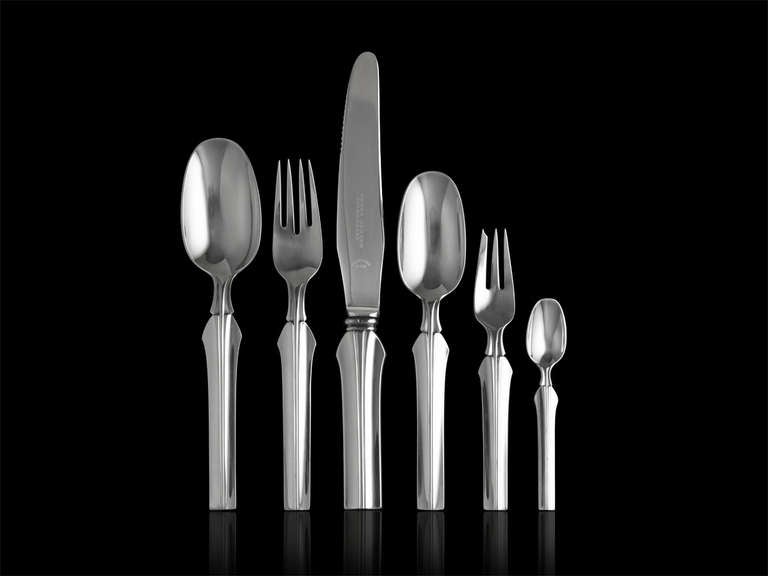 Vintage Georg Jensen Elsinore/Agave Silverware Service