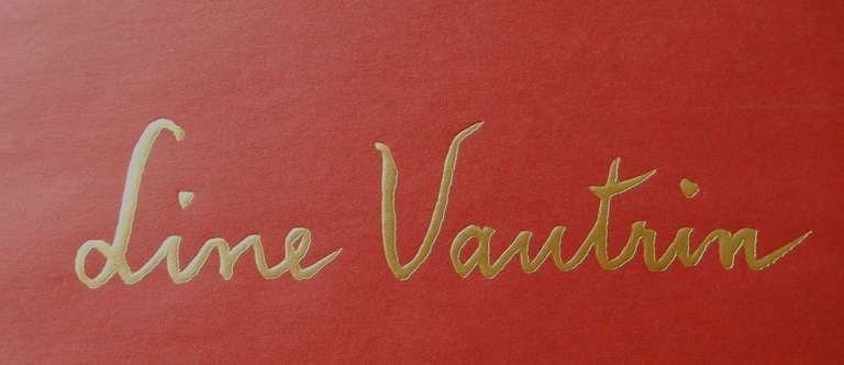 A limited edition catalog, now out-of-print, on the work of Line Vautrin (1913-1997). It was published in coordination with the 2003 exhibition at the Museum fur Kunst und Gewerbe, Hamburg,  that featured pieces from the collection of Anne