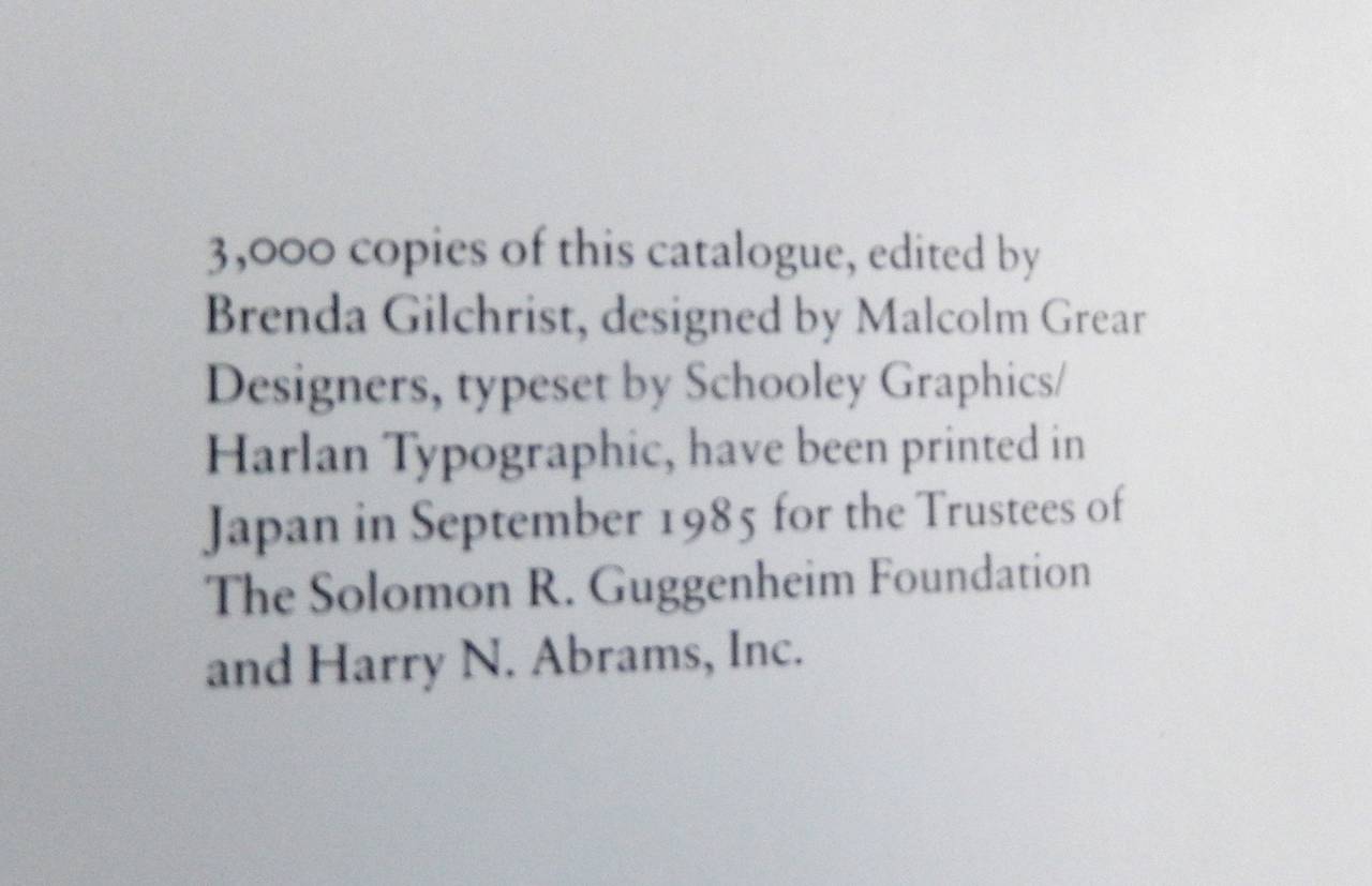 1985 Catalog Peggy Guggenheim Collection, Venice 5