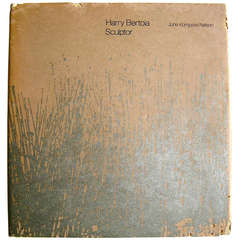 Vintage Harry Bertoia: Sculptor/1970 Monograph Inscribed by Bertoia