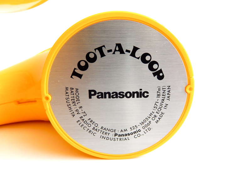 Japanese Panasonic Toot-A-Loop Transistor Radio, ca. 1969