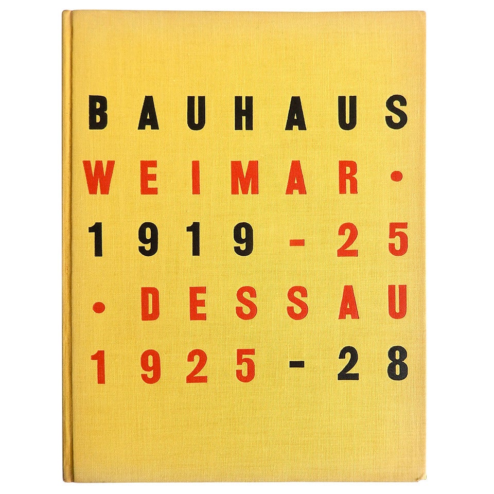 Bauhaus 1919-1928 1st Edition MOMA Exhibition Catalogue, 1938