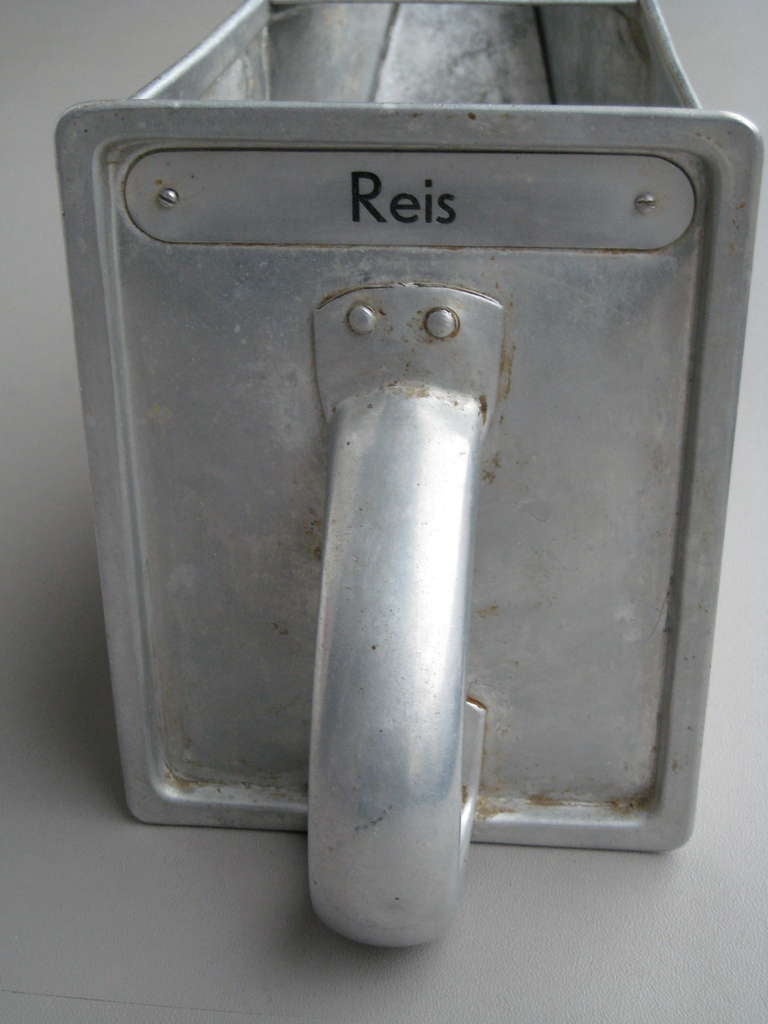 Modern Storage Bins from the 1926 Frankfurt Kitchen/Bauhaus In Good Condition For Sale In Winnetka, IL