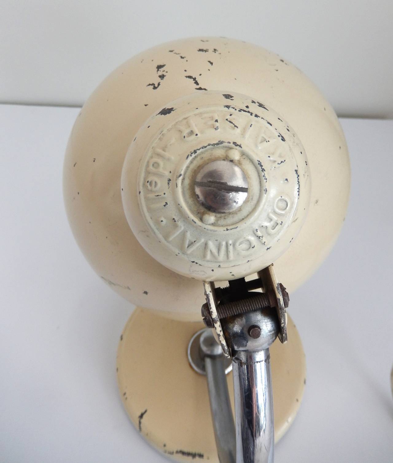 Mid-20th Century Original Bauhaus/Art Deco Christian Dell Industrial Table Lamp, 1930s For Sale
