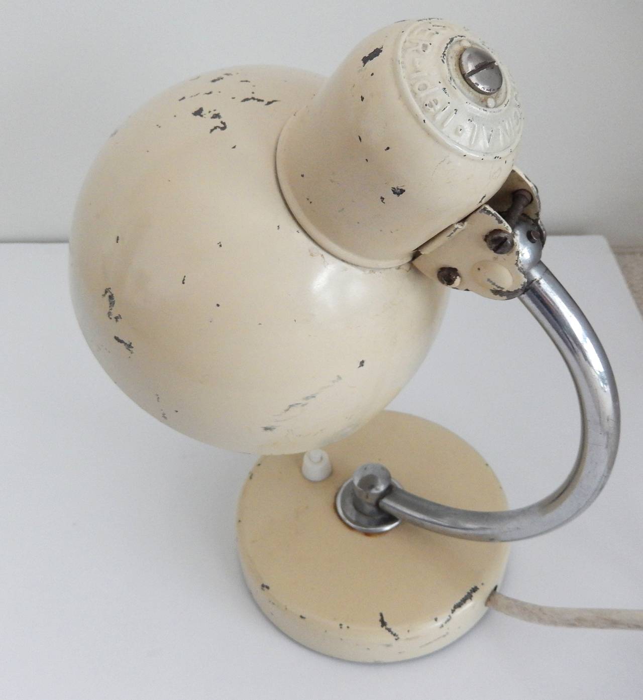 Original Bauhaus/Art Deco Christian Dell Industrial Table Lamp, 1930s In Good Condition For Sale In Winnetka, IL