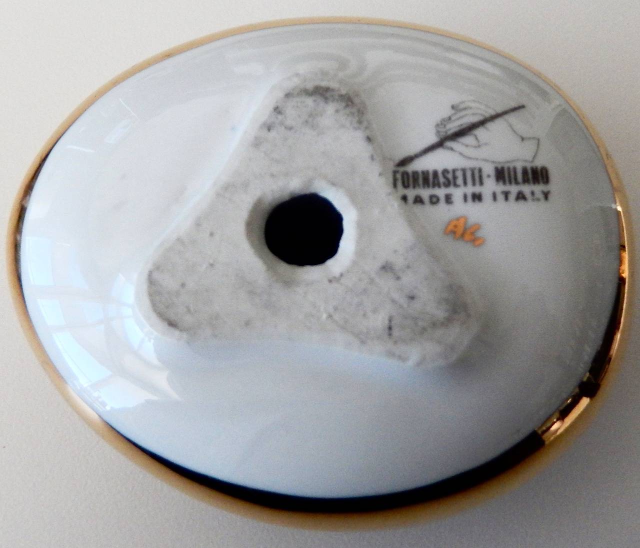 Mid-20th Century 1960s Fornasetti Porcelain Sun Paperweight