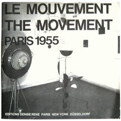 Denise Rene 1975 Exhibition Catalogue: Le Mouvement 1955 1