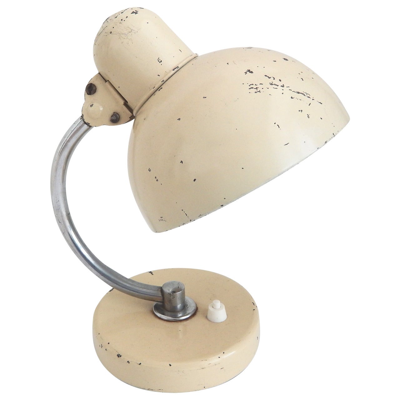 Original Bauhaus/Art Deco Christian Dell Industrial Table Lamp, 1930s For Sale