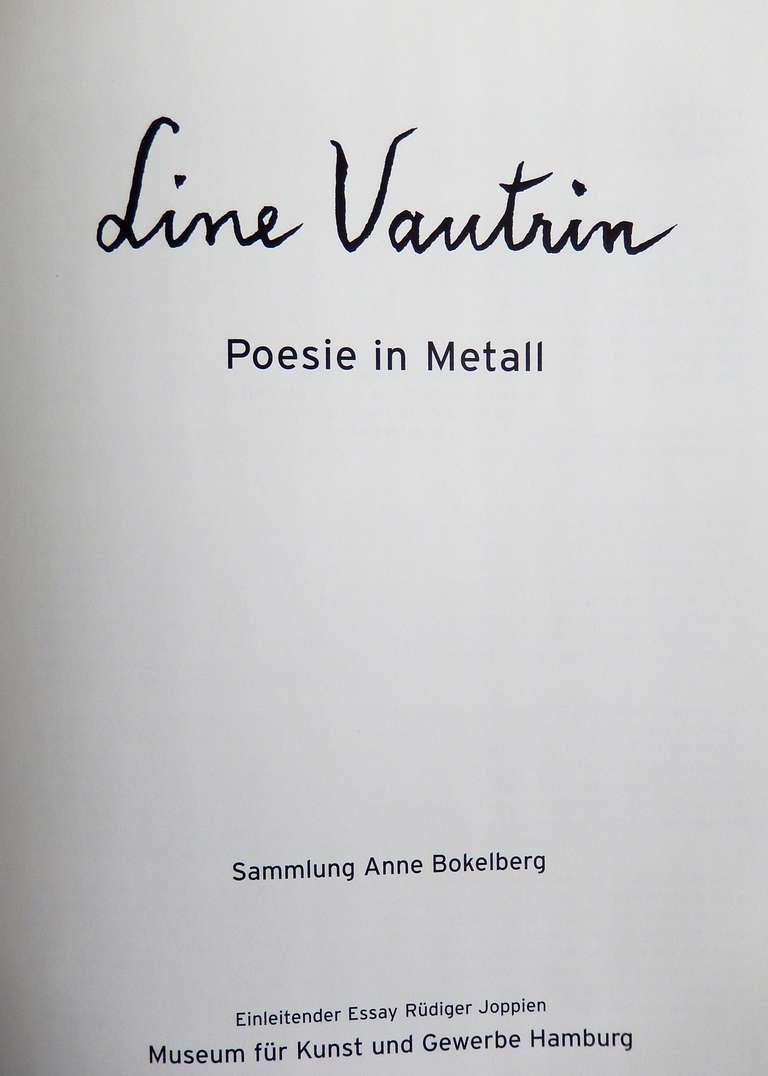 German Line Vautrin: Poesie in Metal, Scarce Catalog