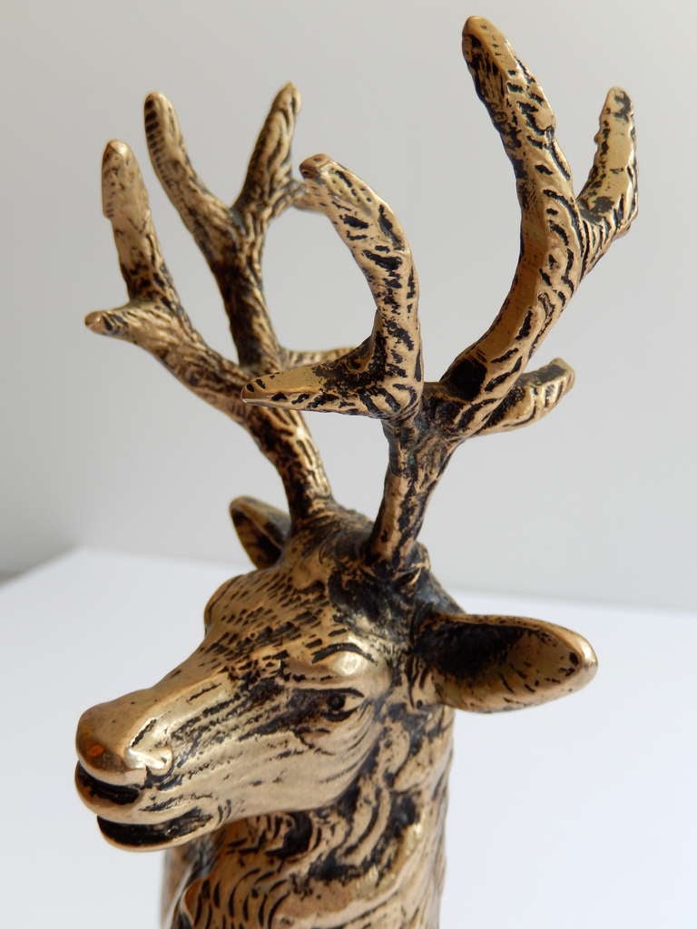 Cast Brass Stag Reindeer by GUCCI