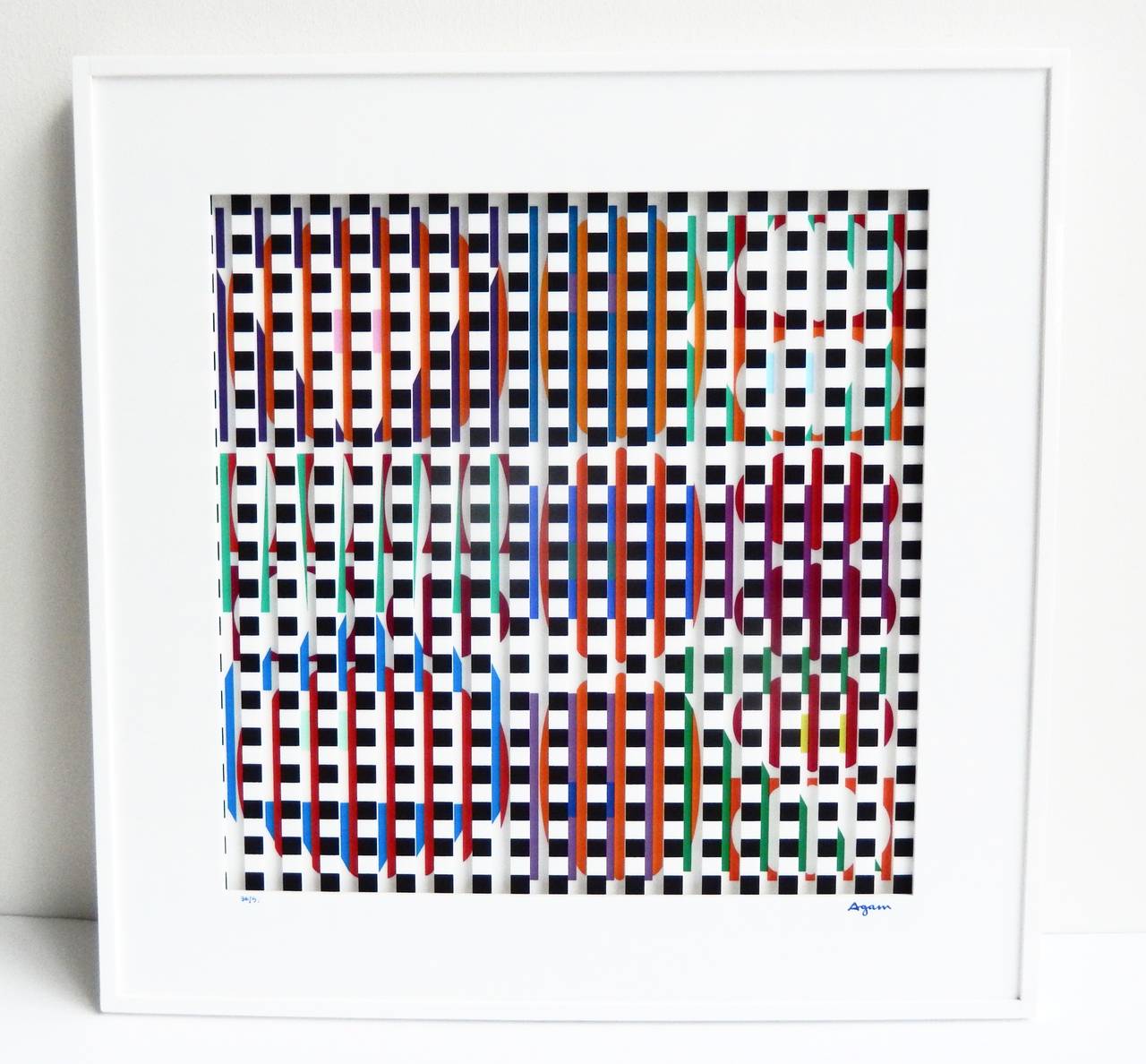 1970s Agam Op Art or Kinetic Polymorph Construction 1