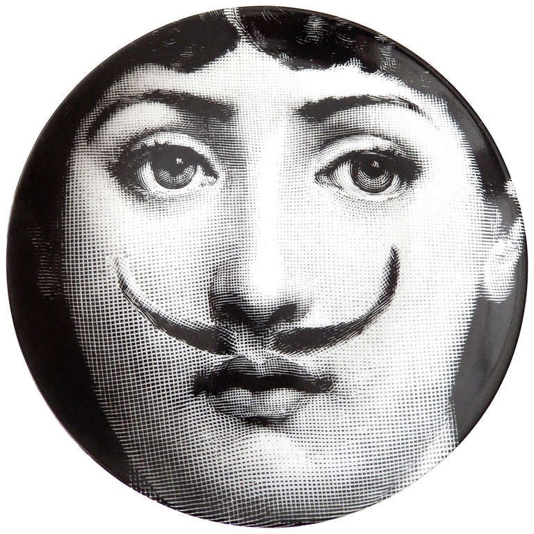 Vintage Plate by Piero Fornasetti at 1stdibs
