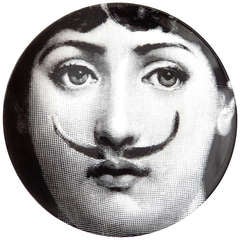 Vintage Plate by Piero Fornasetti