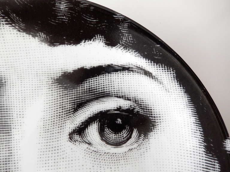 Mid-20th Century Vintage Plate by Piero Fornasetti