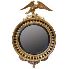 English Regency Convex Mirror