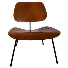 Vintage Original Condition Eames LCM Chair in Comb Oak
