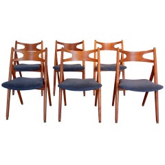 Hans Wegner Sawbuck Chairs