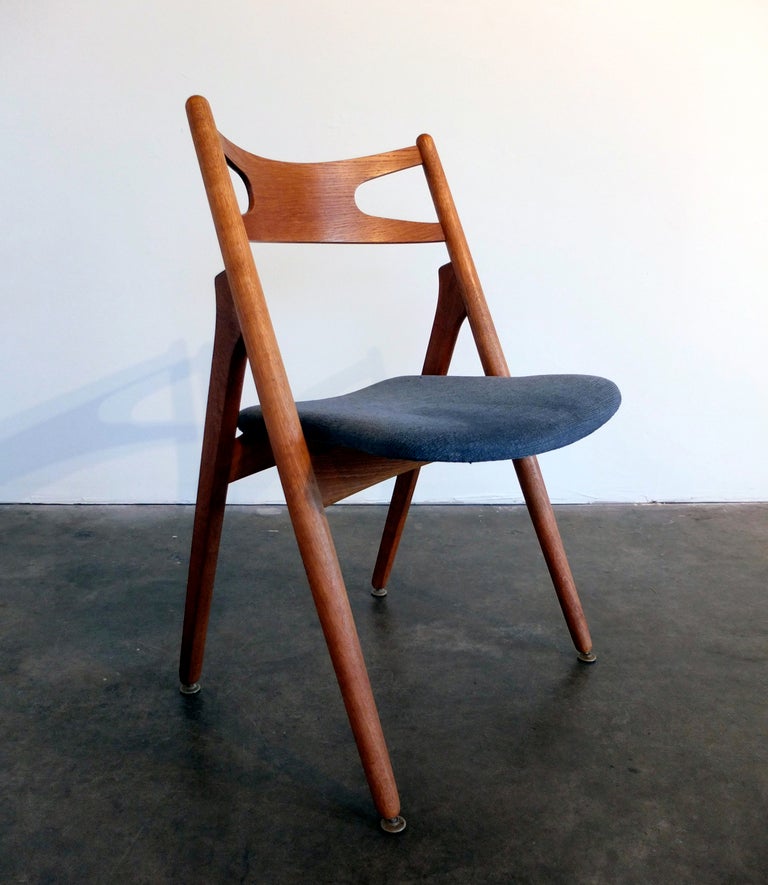 Mid-Century Modern Hans Wegner Sawbuck Chairs