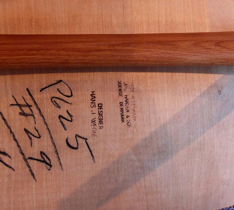 Hans Wegner Sawbuck Chairs In Excellent Condition In San Diego, CA