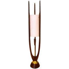 Vintage 1950s American Modern Tall Lamp by Modeline