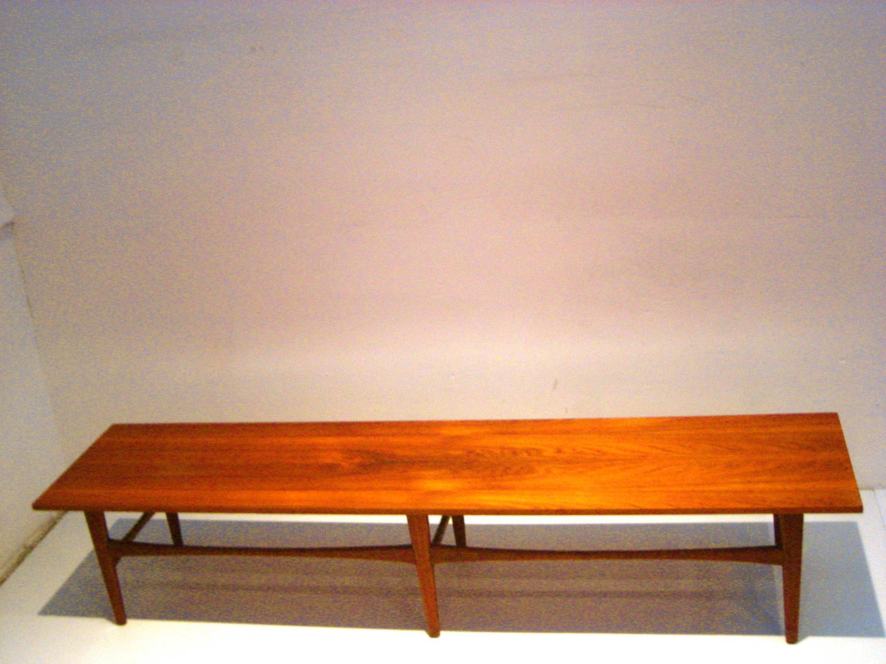 Danish Modern Long Coffee Table or Bench in Teak at 1stDibs norway