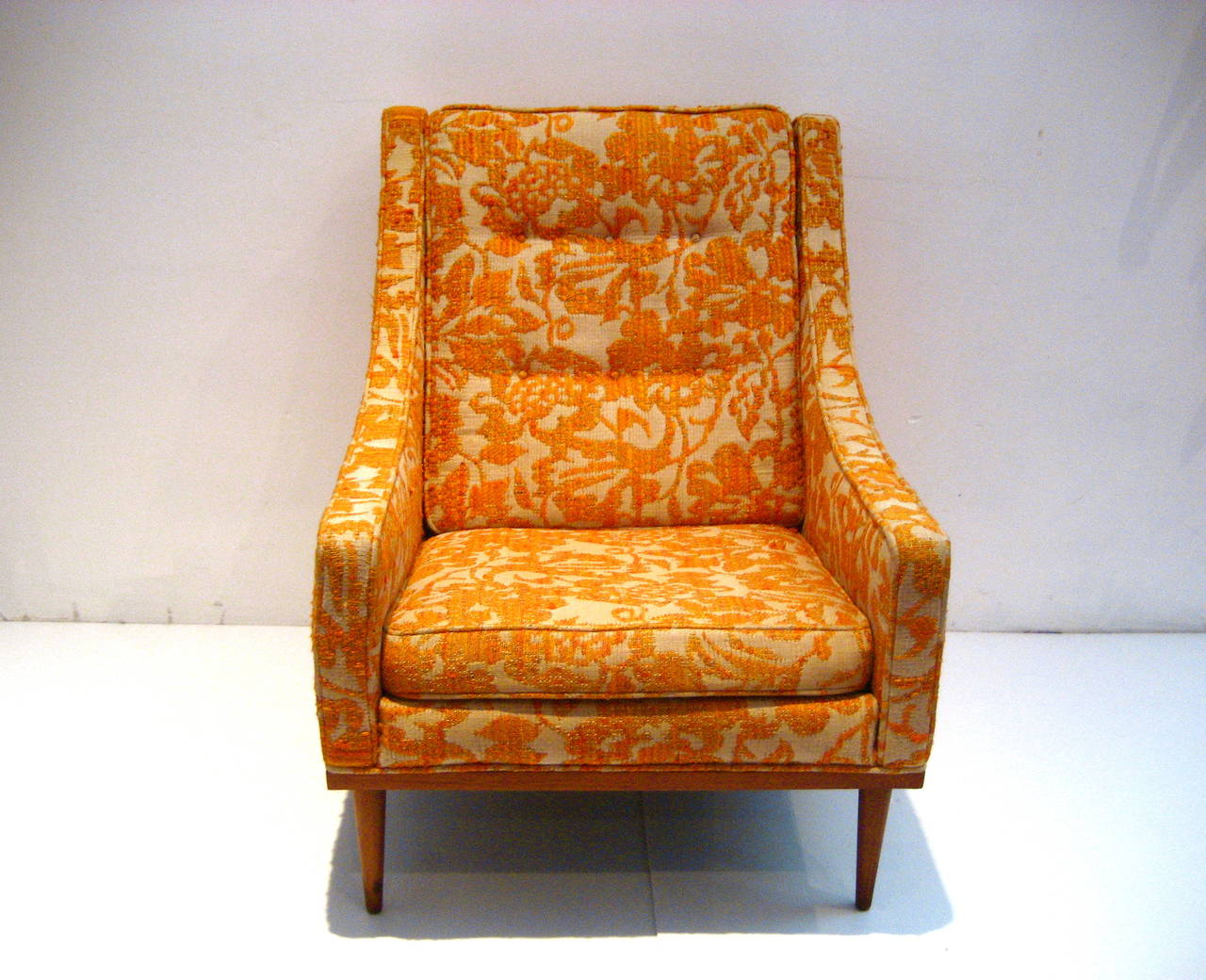 Milo Baughman for James Inc, Single-Arm Lounge Chair In Fair Condition In San Diego, CA