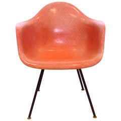 1950s American Modern Eames Fiberglass Arm Shell Chair for Herman Miller